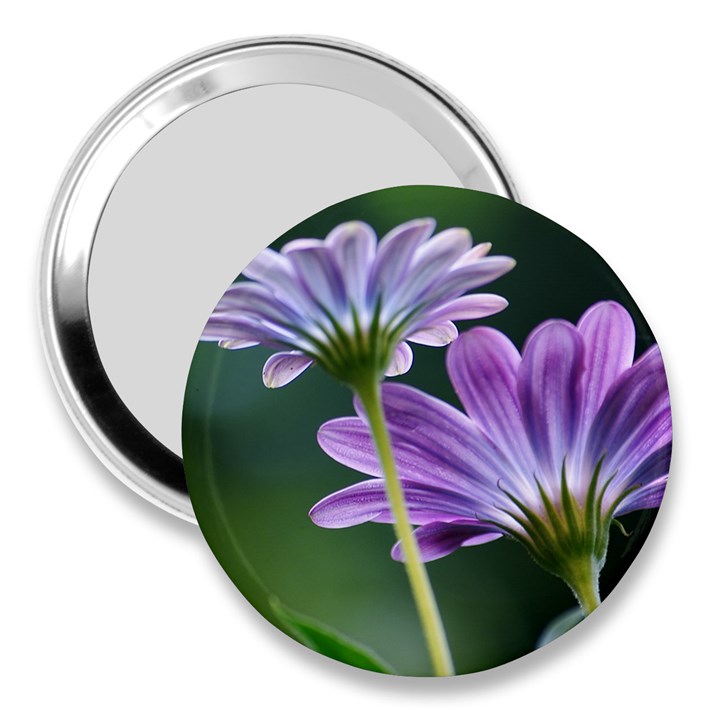 Flower 3  Handbag Mirror