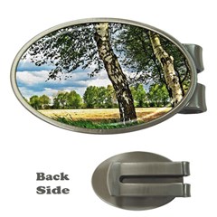 Trees Money Clip (oval) by Siebenhuehner