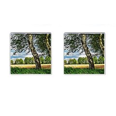 Trees Cufflinks (square) by Siebenhuehner