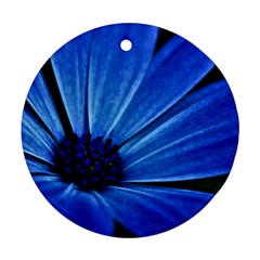 Flower Round Ornament (two Sides) by Siebenhuehner