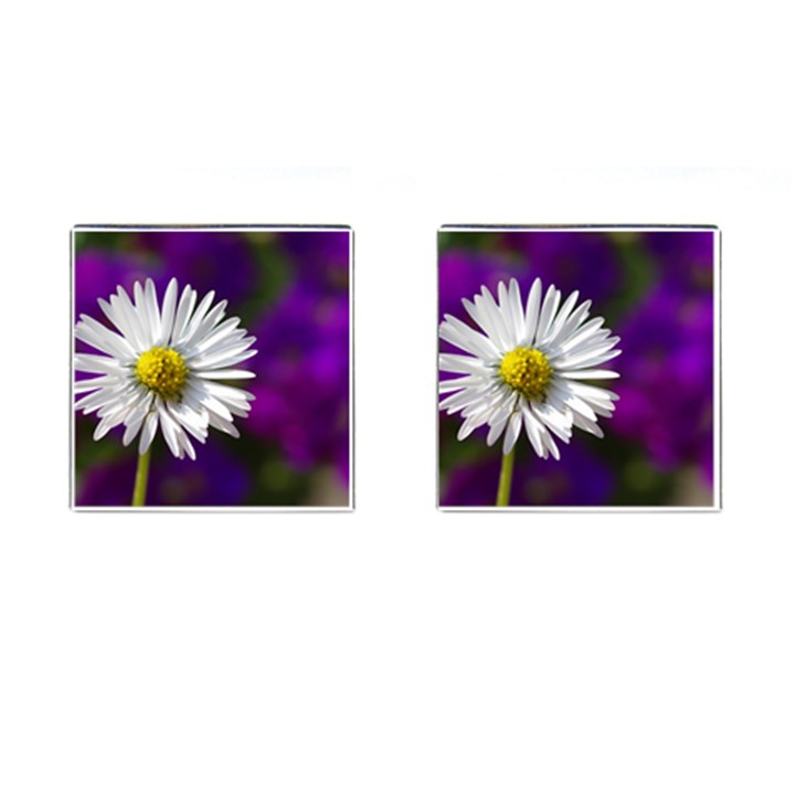 Daisy Cufflinks (Square)