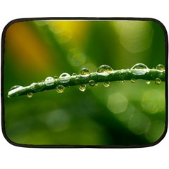 Waterdrops Mini Fleece Blanket (two Sided) by Siebenhuehner