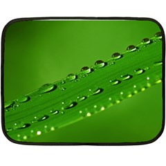 Waterdrops Mini Fleece Blanket (two Sided) by Siebenhuehner