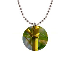 Bamboo Button Necklace by Siebenhuehner