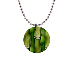 Bamboo Button Necklace by Siebenhuehner