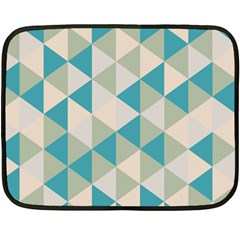 Triangles Mini Fleece Blanket (two Sided) by LoveModa