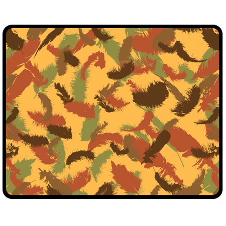 Feathers Fall Fleece Blanket (Medium)