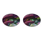 Creation Of The Rainbow Galaxy, Abstract Cufflinks (Oval) Front(Pair)