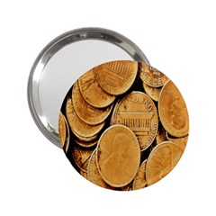 Plenty Of Pennies Handbag Mirror (2 25 ) by sirhowardlee