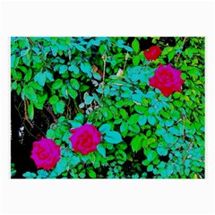 Rose Bush Glasses Cloth (large) by sirhowardlee