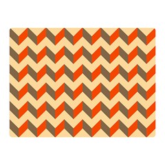 Modern Retro Chevron Patchwork Pattern  Double Sided Flano Blanket (mini) by GardenOfOphir