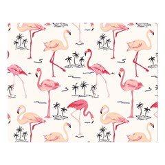 Flamingo Pattern Double Sided Flano Blanket (large)  by Contest580383