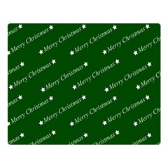 Merry Christmas,text,green Double Sided Flano Blanket (large)  by ImpressiveMoments