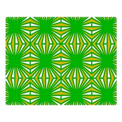 Retro Green Pattern Double Sided Flano Blanket (large)  by ImpressiveMoments