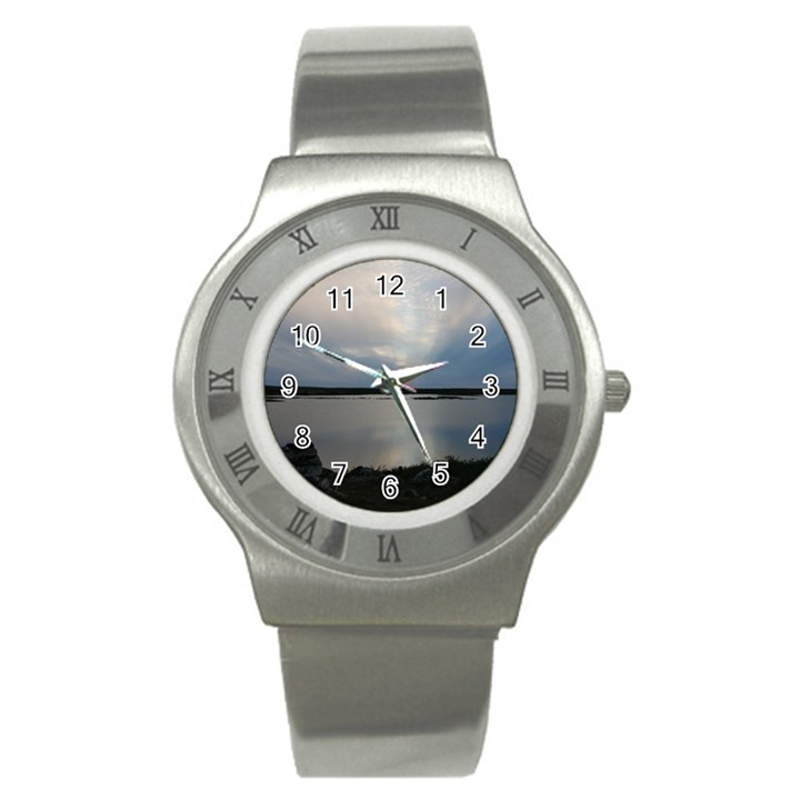 Canadian Blue Sky Stainless Steel Watch