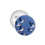 abstract Pelicans seascape tropical pop art 1.75  Buttons Front