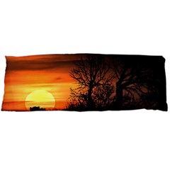 Sunset At Nature Landscape Body Pillow Case (dakimakura) by dflcprints