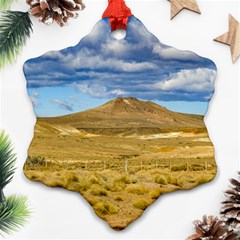 Patagonian Landscape Scene, Argentina Snowflake Ornament (two Sides) by dflcprints