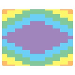 Carmigender Flags Rainbow Double Sided Flano Blanket (medium)  by Mariart