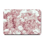 Pink Colored Flowers Small Doormat  24 x16  Door Mat