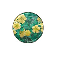 Yellow Flowers At Nature Hat Clip Ball Marker by dflcprints