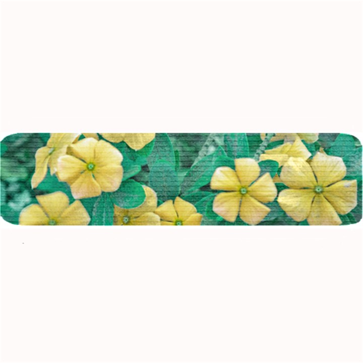 Yellow Flowers At Nature Large Bar Mats