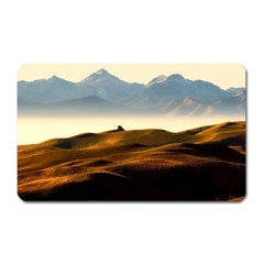 Landscape Mountains Nature Outdoors Magnet (rectangular) by BangZart