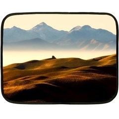 Landscape Mountains Nature Outdoors Double Sided Fleece Blanket (mini)  by BangZart