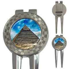 Pyramid Egypt Ancient Giza 3-in-1 Golf Divots by Celenk