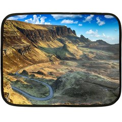 Nature Landscape Mountains Outdoor Fleece Blanket (mini) by Celenk