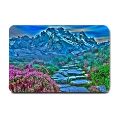 Pathway Nature Landscape Outdoor Small Doormat  by Celenk