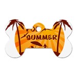 Ready For Summer Dog Tag Bone (Two Sides) Front