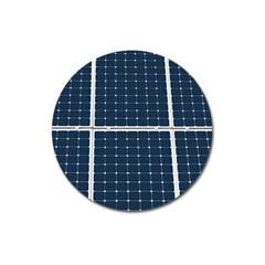 Solar Power Panel Magnet 3  (round) by FunnyCow