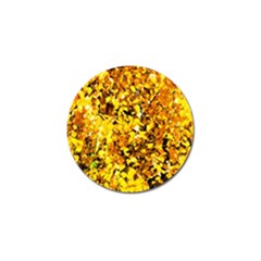 Birch Tree Yellow Leaves Golf Ball Marker by FunnyCow