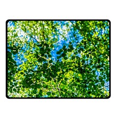 Forest   Strain Towards The Light Fleece Blanket (small) by FunnyCow