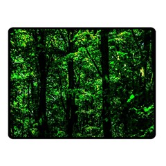 Emerald Forest Fleece Blanket (small) by FunnyCow