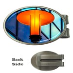 Orange Light Money Clips (Oval)  Front