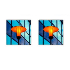 Orange Light Cufflinks (square) by FunnyCow