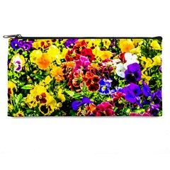 Viola Tricolor Flowers Pencil Cases by FunnyCow