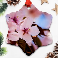 Three Sakura Flowers Ornament (snowflake) by FunnyCow