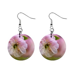 Single Almond Flower Mini Button Earrings by FunnyCow