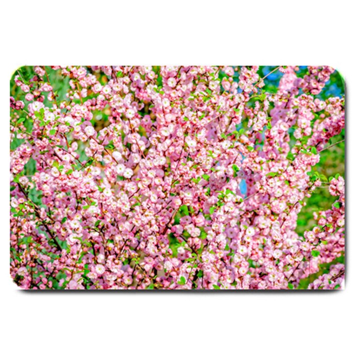 Almond Tree In Bloom Large Doormat 