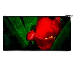 Red Tulip After The Shower Pencil Cases Back