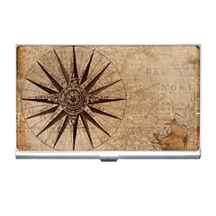 Vintage Compass Business Card Holder by WensdaiAmbrose