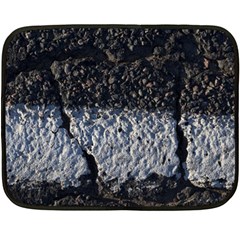 Asphalt Road  Fleece Blanket (mini) by rsooll