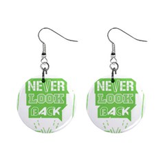 Never Look Back Mini Button Earrings by Melcu