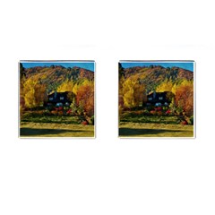 Outdoor Landscape Scenic View Cufflinks (square) by Pakrebo