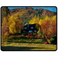 Outdoor Landscape Scenic View Double Sided Fleece Blanket (medium)  by Pakrebo