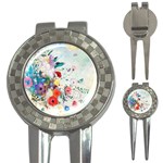 Floral Bouquet 3-in-1 Golf Divots Front