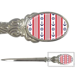 Nautical Papers Nautical Background Letter Opener by Vaneshart